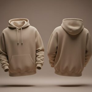 beige hoodie