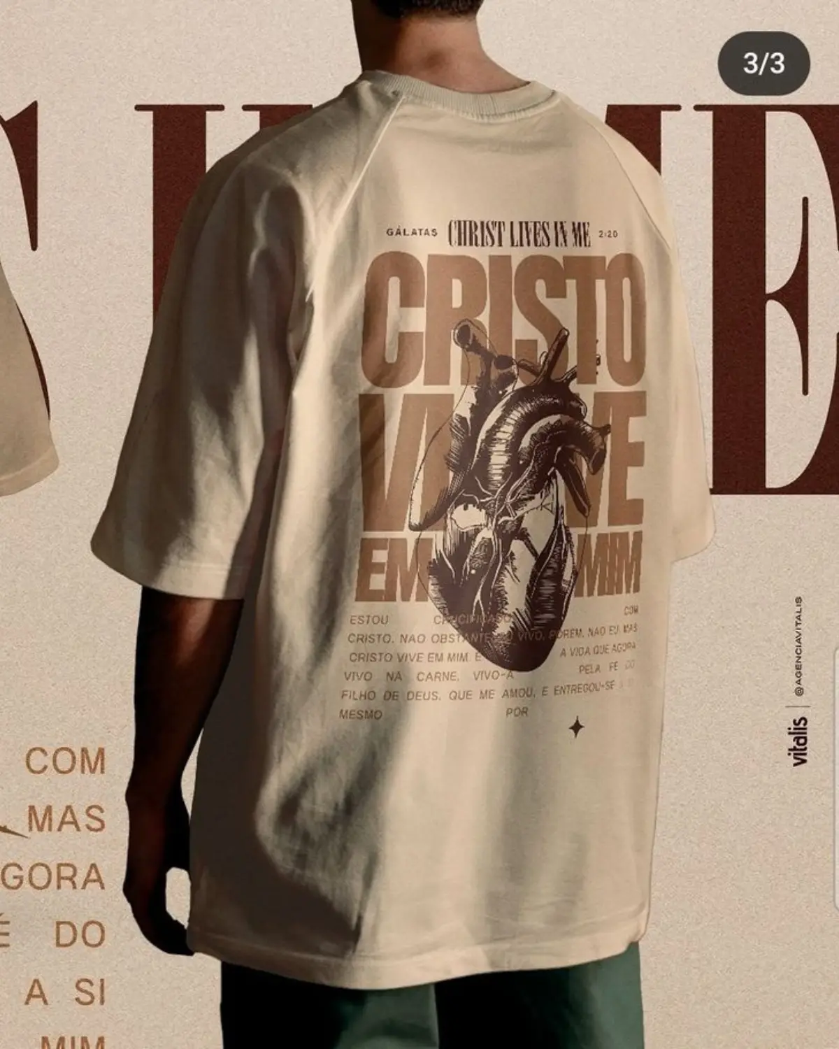 Cristo Vive Oversized Tee
