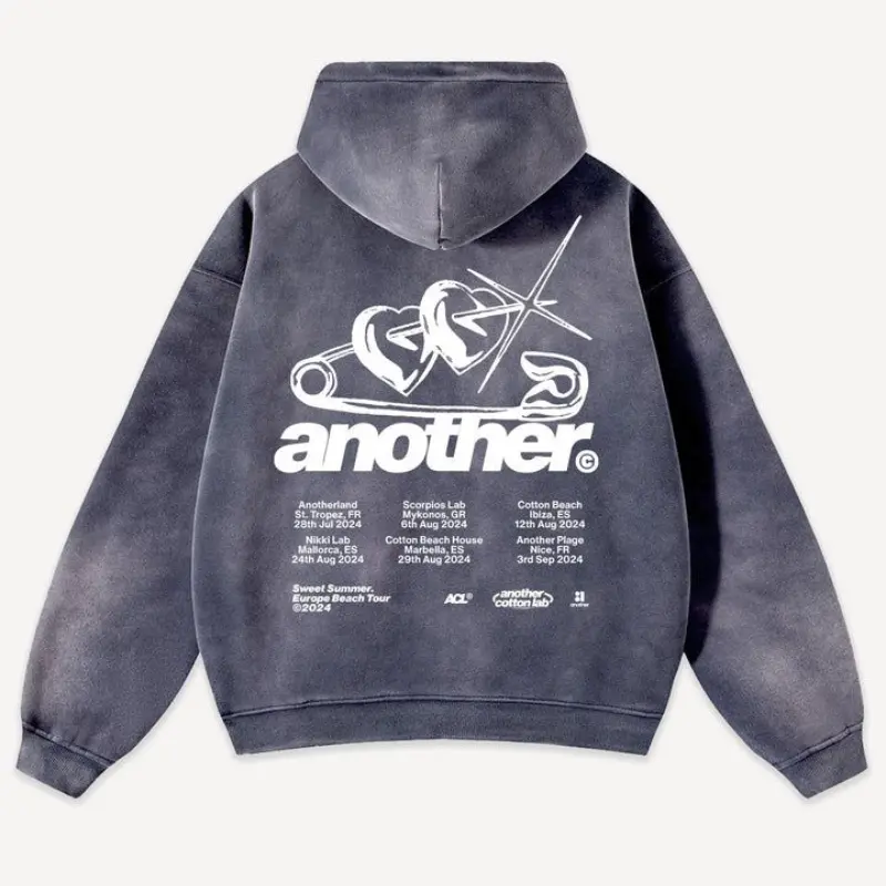 Summer Cherry Graphic Hoodie – Off-White